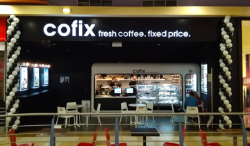 Новая кофейня cofix!